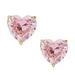 Kate Spade Jewelry | Kate Spade My Love Pink October Heart Stud Earrings | Color: Gold/Pink | Size: Os