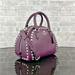 Coach Bags | Coach Sydney Leather Rivets Satchel Crossbody Shoulder Bag Purse $398 Deep Berry | Color: Purple | Size: Os