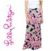 Lilly Pulitzer Skirts | Lilly Pulitzer Marnie Skirt Maxi Bright Navy In The Vias Womens Size Medium | Color: Blue/Pink | Size: M