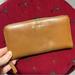 Kate Spade Bags | Kate Spade Long Zip Wallet Soft Tan Leather | Color: Cream/Tan | Size: Os