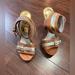 Michael Kors Shoes | Mk High Heels Size 6 | Color: Brown/Gold | Size: 6