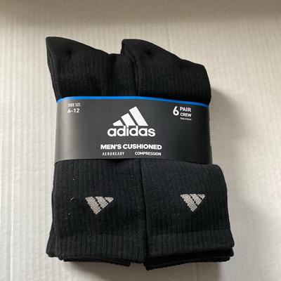 Adidas Underwear & Socks | Adidas Mens Cushioned Arch Compression Socks | Color: Black | Size: Shoes Size 6-12