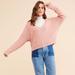 Free People Sweaters | Free People Finders Keepers V-Neck Pullover Pink Sweater | Color: Pink | Size: Xs