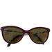 Burberry Accessories | Burberry B 2280 Polaroid Sunglasses In Burgundy And Nova Check, Made In Italy | Color: Cream/Red | Size: Os