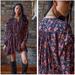 Free People Dresses | Free People Flower Fields Mini Dress Nwot | Color: Black/Red | Size: M