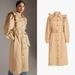 Anthropologie Jackets & Coats | Anthropologie Magali Pascal Tilia Ruffle Eyelet Trench Coat Small | Color: Cream/Tan | Size: S