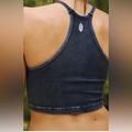 Free People Tops | Bnwot Free People Movement Happiness Runs Crop Tank Top | Color: Blue/Gray | Size: Xs/S