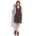 Madewell Dresses | Madewell Terrace Twill Knit Purple Dress With Pockets | Color: Black/Purple | Size: M