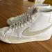 Nike Shoes | Nike Mens Mid '77 Premium Shoes Blazer, Light Bone/Coconut Milk, 8.5 | Color: Cream/White | Size: 8.5