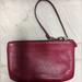 Coach Bags | Coach Dark Red Leather Large Wristlet | Color: Red | Size: Os