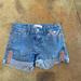 Levi's Bottoms | Levi Girls Embroidered Shorty Shorts Size 8 | Color: Blue | Size: 8g