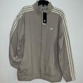 Adidas Sweaters | Adidas Superfire Men’s Track Jacket Nwt | Color: Cream | Size: Various