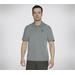 Skechers Men's Off Duty Polo T-Shirt | Size Small | Charcoal | Organic Cotton/Polyester