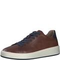 MARCO TOZZI by Guido Maria Kretschmer Herren Sneaker flach aus Leder mit dicker Sohle, Braun (Cognac Comb), 42