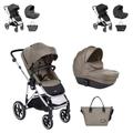 Kikkaboo Thea 2-in-1 Baby Carrycot Changing Bag Foot Cover Basket Beige