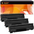 Cartridges Kingdom Pack of 3 Compatible Black Toner Cartridges Replacement for HP CE278A 78A | suitable for HP LaserJet Pro M1536, M1536dnf, P1560, P1566, P1600, P1606, P1606dn