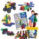 Clics Konstruktionsspielzeug für Kinder ab 3 Jahre, kreatives Lernspielzeug im 750 Teile Set, Bausteine für Mädchen und Jungen, Montessori STEM-Spielzeug, Langlebige Spielzeug aus recyceltem Material