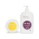 Oh-Lief Natural Bath Bundle, Certified Natural & Organic Shampoo & Vegan Wash 400ml & Natural Aqueous Cream Emollient 250ml, Suitable for Newborns & Sensitive, Eczema-prone and dry Skin