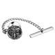 Men's Tie Fixing Pin Buckle Metal Tie Stud Brooch Tie Clip Chain Men's Gift Ornament