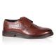 Silver Street London Men's Chingwell Formal Handcrafted Leather Brogue Shoes, Wedding Shoes, Smart Shoes for Mens, Brown, 8