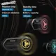 Oreillette Bluetooth X6 pour moto appareil de communication pour casque intercom sans fil pour 2