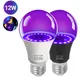 Ampoule LED UV 12W violet noir brille dans le noir décoration de fête d'Halloween lampe