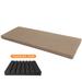 Latitude Run® 3” Thickness Chocolate Foam Massage Breathable 50D High-Resilience Functional Bench Outdoor Cushion Polyester | 3 H x 43 W x 25 D in | Wayfair