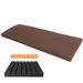 Latitude Run® 4” Thickness Chocolate Foam Massage Breathable 50D High-Resilience Functional Bench Cushion_1 Polyester | 4 H x 39 W x 39 D in | Outdoor Furniture | Wayfair