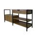 17 Stories Deverell Storage Credenza Wood in Brown | Wayfair F910F02A650848F39B40810A886531CD