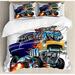 East Urban Home Race Car Duvet Cover Set, Hot Rod Car with, Multicolor Microfiber in Blue/Brown | Wayfair C1BB1F0A2BCF422EB11261FBF705475E