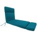 Jordan Manufacturing 75.5" x 22" Outdoor Chaise Lounge Cushion w/ Ties Polyester in Blue | 4.75 H x 75.5 W x 75.5 D in | Wayfair 9554PK1-5417C