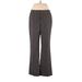 Nic + Zoe Dress Pants - High Rise Boot Cut Trouser: Gray Bottoms - Women's Size 8