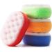 Martinispa Italian Made Energizing Body & Bath Sponge - 3 Pack All-In-One Body Sponge & Gommage Deep Exfoliating Scrub Skin Care For Women And Men - Assorted Colors