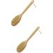 Scrubber 2 Pack Bathrooms Accessories Portable Back Beech Bristle Hair Man