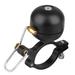 1Pc Vintage Copper Bike Bell Classic Horn Bike Ring Cycling Alarm Warning Bells Cycling Equipment Accessories for Mountain Bike Road Bike (Black)