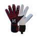 Negative Cut Red and White Professional-Level Goalkeeper Gloves - ONEKEEPER Finaty Red for Kids & Juniors