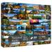 National Parks Puzzle for EC36 Adults 1000 Pieces Landscape Nature Puzzle as National Parks Gifts American Scenery Mountain Jigsaw Puzzle Including Yellowstone Yosemite Zion