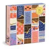 Galison at The Chocolate EC36 Bar - 500 Piece Foil Puzzle of Chocolate Bar Wrapper Artwork with Gold Foil Accents
