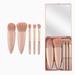 Travel Makeup Brushes Set- CM31 Foundation Powder Concealers Eye Shadows Makeup Set with Mirror 5 Pcs Makeup Brush