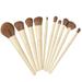 GEMGIMY 10-Piece Essential Makeup SE33 Brushes set for Flawless Beauty Premium Synthetic Foundation Powder Concealers Eye Shadows Makeup Brush for Master the Art of Makeup