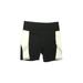 Avia Athletic Shorts: Black Color Block Activewear - Women's Size Large