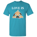Love Is Bull Dog T-Shirt - Crazy Puppy T-Shirt Dog Owner Gift T-Shirt