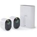 Open Box Arlo VMS5240-100NAR 4K Wireless Security System - 2 Camera Kit - White