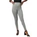 Plus Size Women's Everyday Stretch Cotton Legging by Jessica London in Medium Heather Grey (Size 30/32)