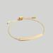 Madewell Jewelry | Madewell Bar Chain Adjustable Bracelet | Color: Gold | Size: Os