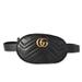 Gucci Bags | Gucci Black Matelass Leather Gg Marmont Belt Bag 95/38 | Color: Black | Size: Os