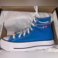 Converse Shoes | Chuck Taylor All Star Lift Platform Embroidered Bracelet | Color: Blue | Size: 7
