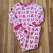 Disney Intimates & Sleepwear | Disney Minnie Mouse Pink Fleece Plush Pajamas Pj Sleepwear Set | Color: Pink | Size: L