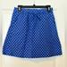 J. Crew Skirts | J. Crew Royal Blue And White Polkadot Mini Skirt! | Color: Blue/White | Size: 0