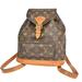 Louis Vuitton Bags | Louis Vuitton Montsouris Mm Backpack Bag Monogram Leather Brown M51136 70ea501 | Color: Brown | Size: W 9.4 X H 10.6 X D 4.7 " (Approx.)